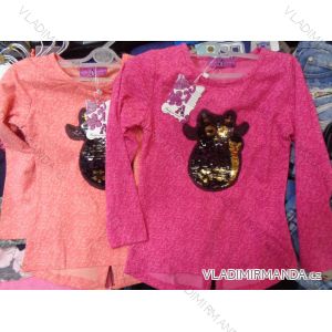 T-shirt long sleeve with sequins children's (98-128) ACTIVE SPORT HZ-8169
