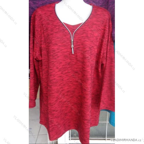 Blouse 3/4 sleeve zipper (l-3xl) BATY PNU-3/4-XUOC-KHOA
