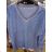 T-shirt tunic long sleeve women oversized (uni xl-3xl) ITALIAN Fashion IMC17220
