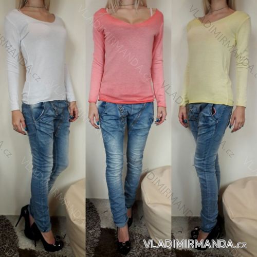 Sweater Slim Long Sleeve Ladies (Universal S / M) ITALY MODA IM518035
