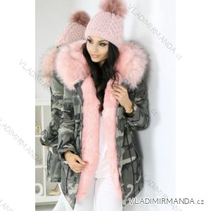 Coat winter park with fur women's army mask (sl) K-ZELL ITALIAN MODA IM917207
