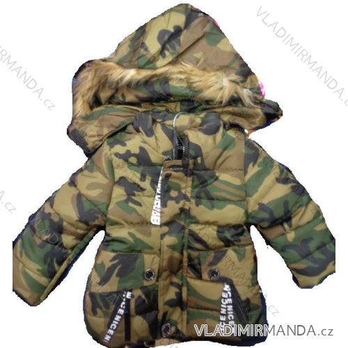 Winter jacket baby boys army mask (74-104) CHILDHOOD G-29
