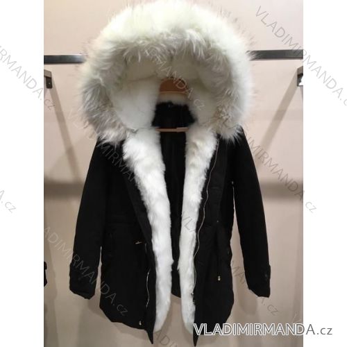 Coat winter park with fur women K-ZELL ITALIAN MODA IM917345
