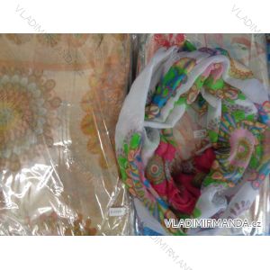 One size SAL K149WB circular satin scarf
