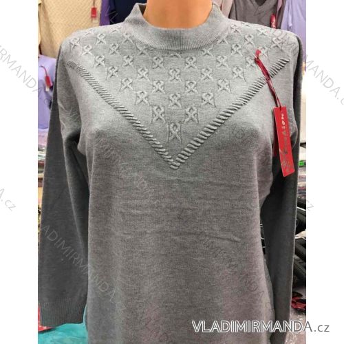 Sweater -tunic long sleeve ladies (l-3xl) ERBOSSI PM117G350
