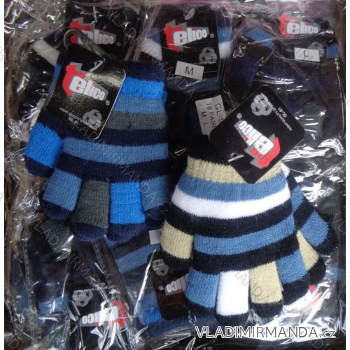 Gloves Knit knitted children's boys TELICO GL-91
