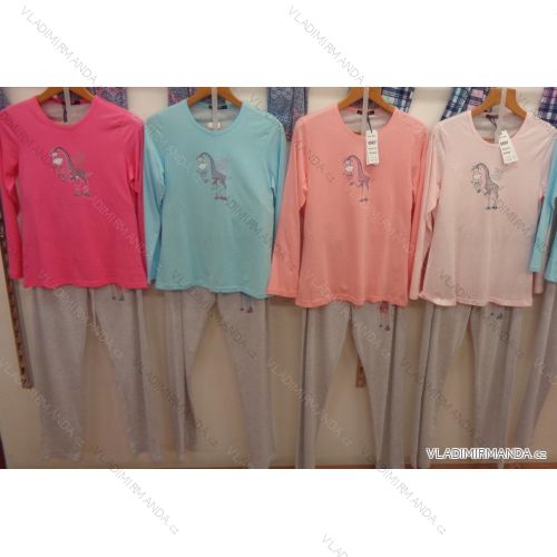 Pajamas long ladies cotton (m-2xl) BENTER 65617
