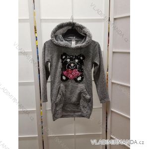 Sweatshirt with changing hood swimsuit baby girl (4-14 years old) TURKEY MLADA Fashion 8P-7068
