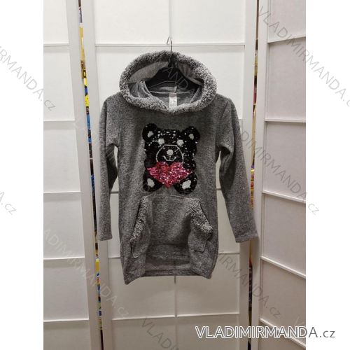 Sweatshirt with changing hood swimsuit baby girl (4-14 years old) TURKEY MLADA Fashion 8P-7068
