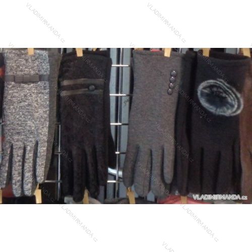 Finger gloves warm womens fabric VIKERS pol217201