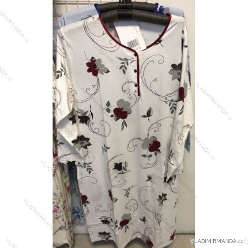 Nightwear Long Sleeve Women's Cotton Oversized (m-3xl) COANDIN S2477G
