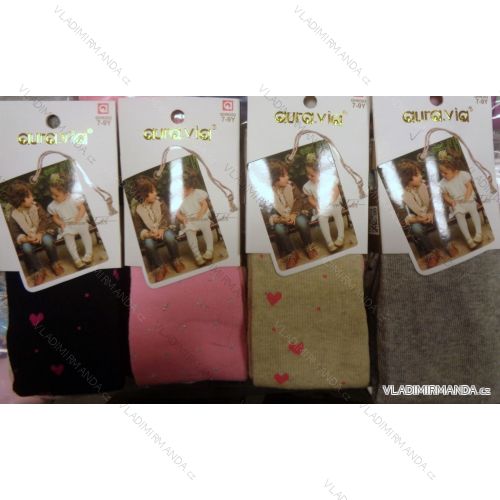 Baby tights, children's and adolescent girls (1-12 years old) AURA.VIA GHN302