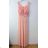 Sleeveless dress with lace long ladies (uni sl) ITALIAN Fashion IM918038
