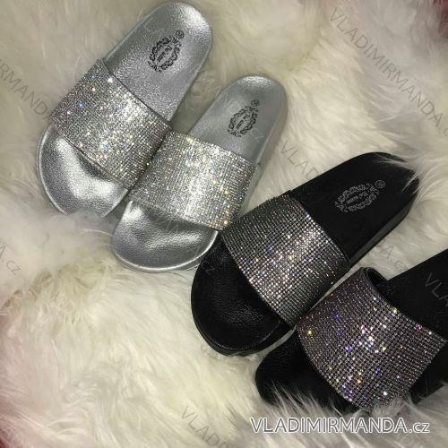 Slippers with ladies glitter (36-41) OBUV OB118002 / 1KS
