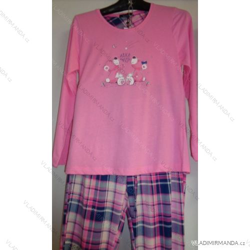 Pajamas long ladies cotton (m-2xl) BENTER 65666
