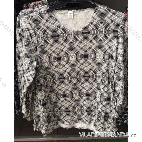 T-shirt tunic long sleeve women (l-4xl) POLSKÁ VÝROBA PM118028
