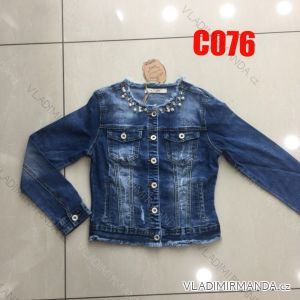 Jacket jeans, with ladies pearls (xs-xl) LEXXURY C076
