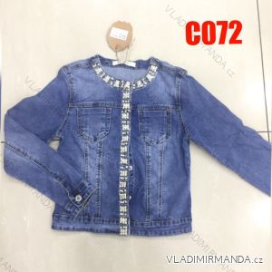 Jacket jeans, with ladies pearls (xs-xl) LEXXURY C072
