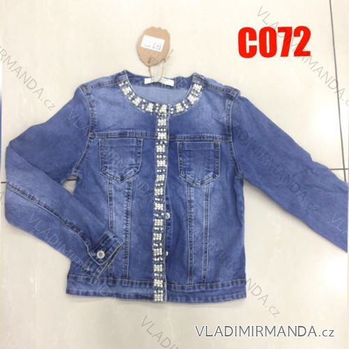 Jacket jeans, with ladies pearls (xs-xl) LEXXURY C072
