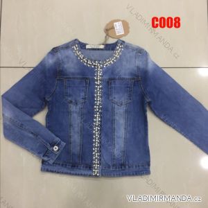 Jacket jeans, with ladies pearls (xs-xl) LEXXURY C008 / L
