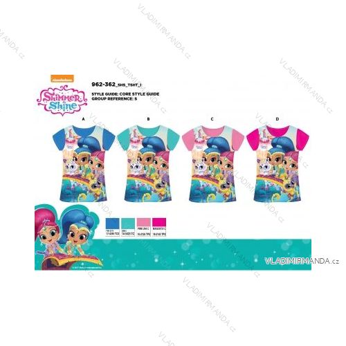 Shimmer and shine short sleeve T-shirt (92-116) SETINO 962-362