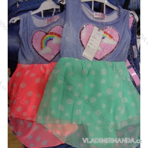 Set of sequins with sequins + leggings for baby girl (2-12 years old) TURKEY MODA TM218R-717
