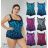 Swimwear one-piece womens oversized (54-62) SEFON S802
