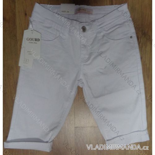 Trousers 3/4 (25-30) GOURD GD2255-D white 29