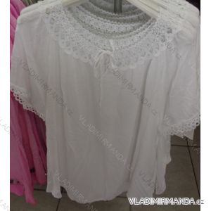 Tunic short sleeve with lace ladies (uni sl) ITALIAN MODA IM718116
