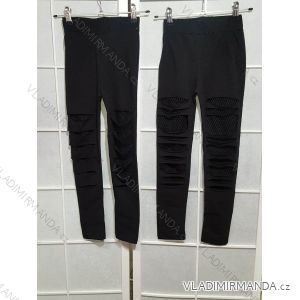 Leggings thin long puppy girl torn with lace and nettle (140-164) ITALIAN MLADA MODE BY TURKEY IM227-2
