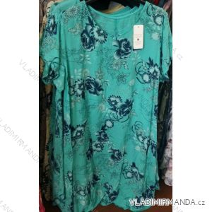 Dress short sleeve floral ladies oversized (uni xl-3xl) ITALIAN MODA IM218178
