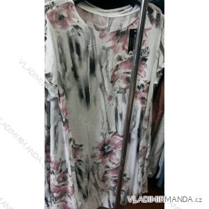 Dress short sleeve floral ladies oversized (uni xl-3xl) ITALIAN MODA IM218180
