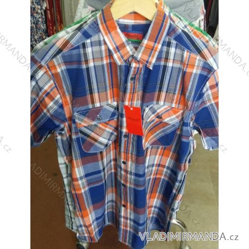 Shirt Short Sleeve Men's Oversized Cotton (m-3xl) PLAUDIT CASUAL 9112332