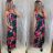 Sleeveless Long Lady's Flower Dress (uni sl) ITALIAN Fashion IM918292