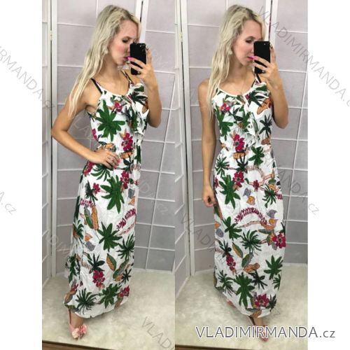 Sleeveless Long Ladies Summer Dresses (s-xl) ITALIAN Fashion IM108NK8455