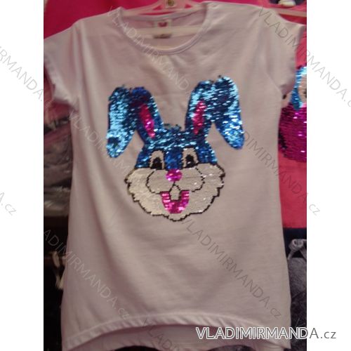 T-shirt with short sleeves with sequins girls girl (134-164) TUZZY TURKEY MODA TM218071
