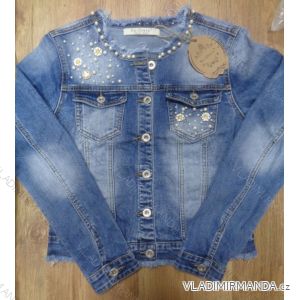 Jacket jeans, with ladies pearls (xs-xl) RE-DRESS C075
