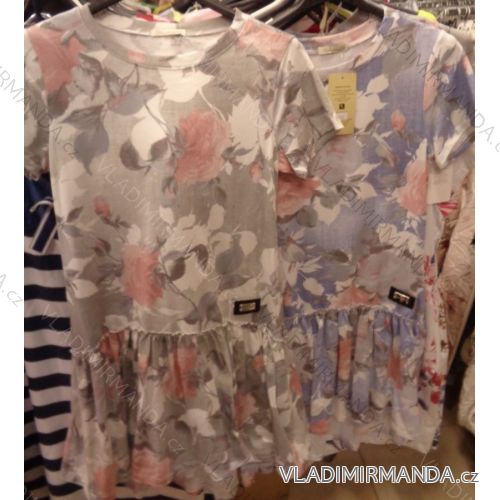 Dress short sleeve floral ladies (m-3xl) 217602-5
