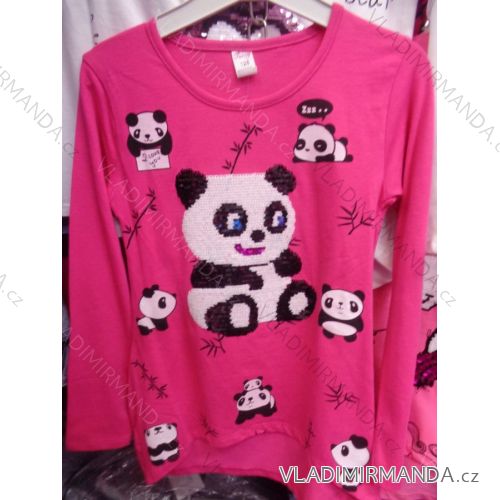 T-shirt long sleeve with short sleeves baby girls (128-164) TUZZY TURKEY MODA TM218115
