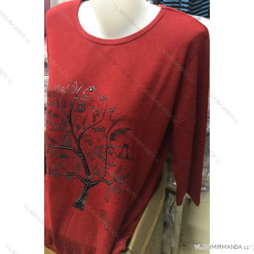 T-shirt tunic warm long sleeve ladies (l-3xl) POLSKá Fashion PM118142
