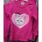 Warm long sleeve T-shirt with baby girl's sequins (98-128) TUZZY TURKEY MODA TM218138
