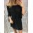 Dress siphon with exposed shoulders womens (uni sl) ITALIAN Fashion IM918247
