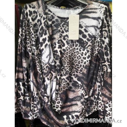 T-shirt leopard pattern long sleeve ladies (uni sl) ITALIAN Fashion IM818346
