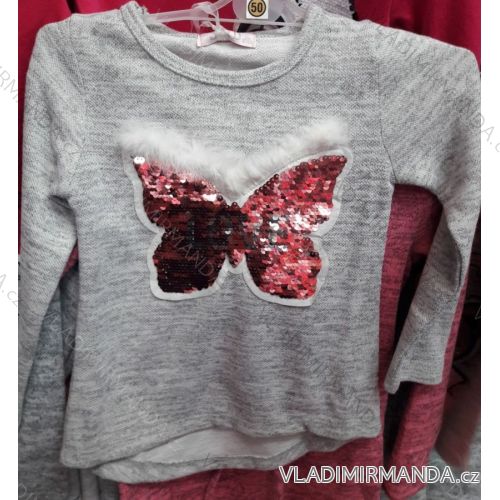 T-shirt short sleeve with sequins children's (98-128) TURKEY MODA TM218CH-5274
