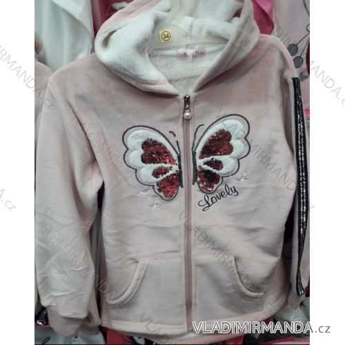 Hoodie long sleeve with hood - thin baby girl puppies (134-164) TURKEY MODA TM218CH-5372
