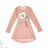 Long Sleeve Dress with Baby Glides and Girls (134-164) KUGO ML7097
