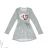 Long Sleeve Dress with Baby Glides and Girls (134-164) KUGO ML7097
