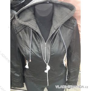 Leatherette Leatherette Hooded (s-2xl) FEI FAFASHION 88868
