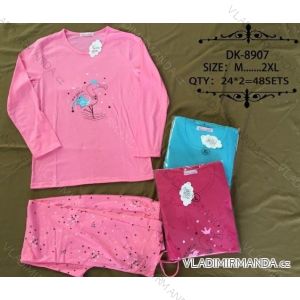 Pajamas Long Ladies Cotton (m-2xl) VALERIE DREAM DK-8907
