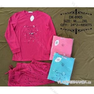 Pajamas Long Ladies Cotton (m-2xl) VALERIE DREAM DK-8905
